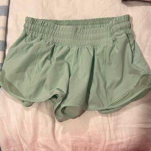 Light green 2.5 inch hotty hot shorts